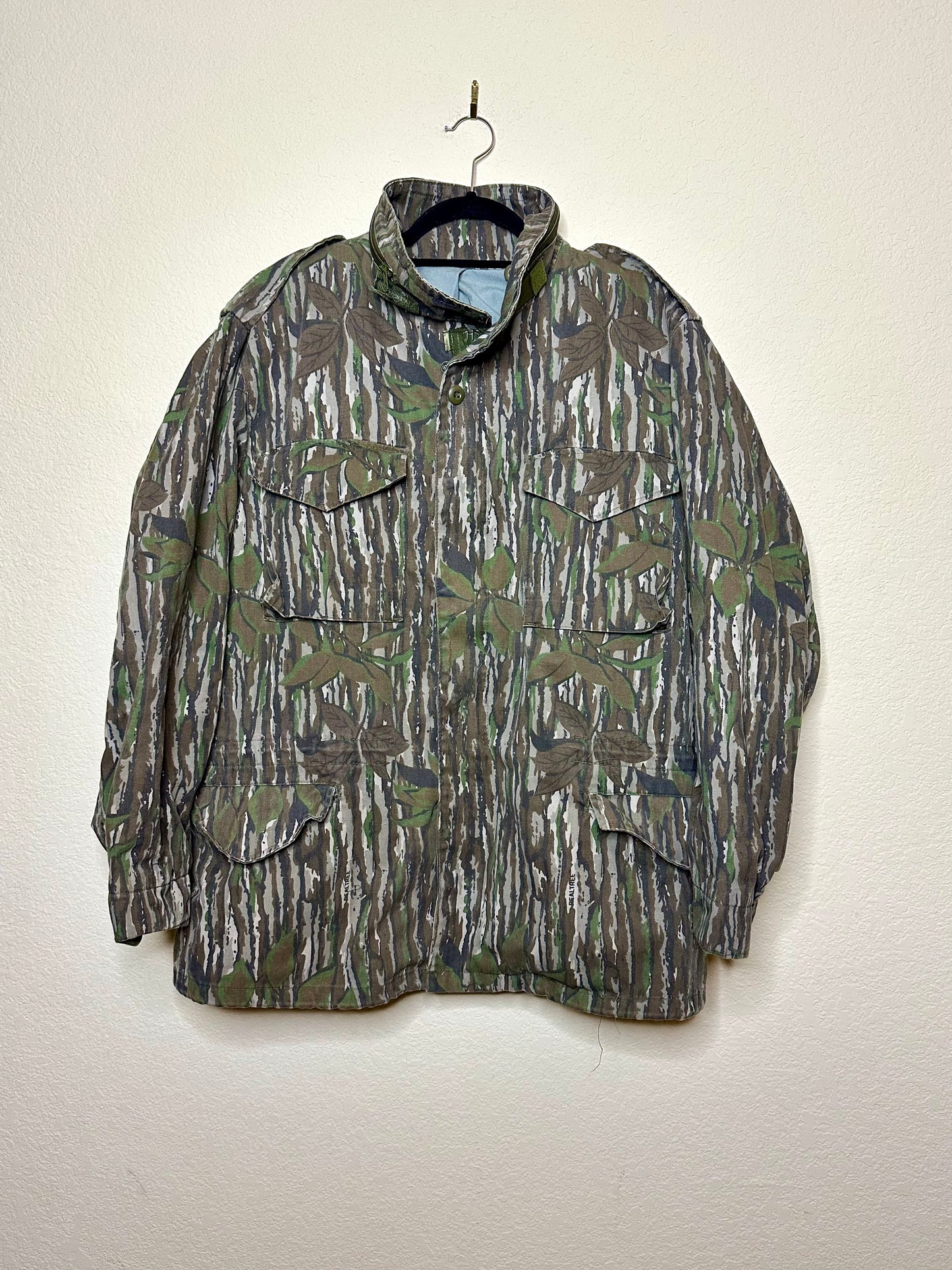 80’s Military M65 Real Tree Camo Field Jacket (L)