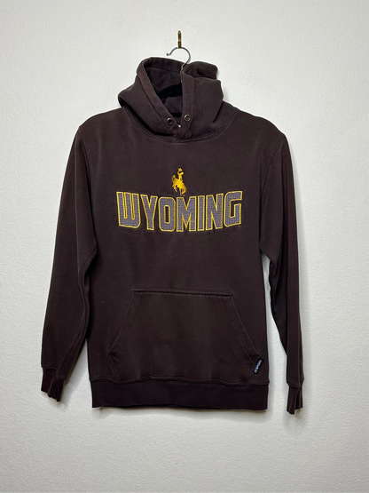 Wyoming Embroidered Block Letter Hoodie (Unisex S)