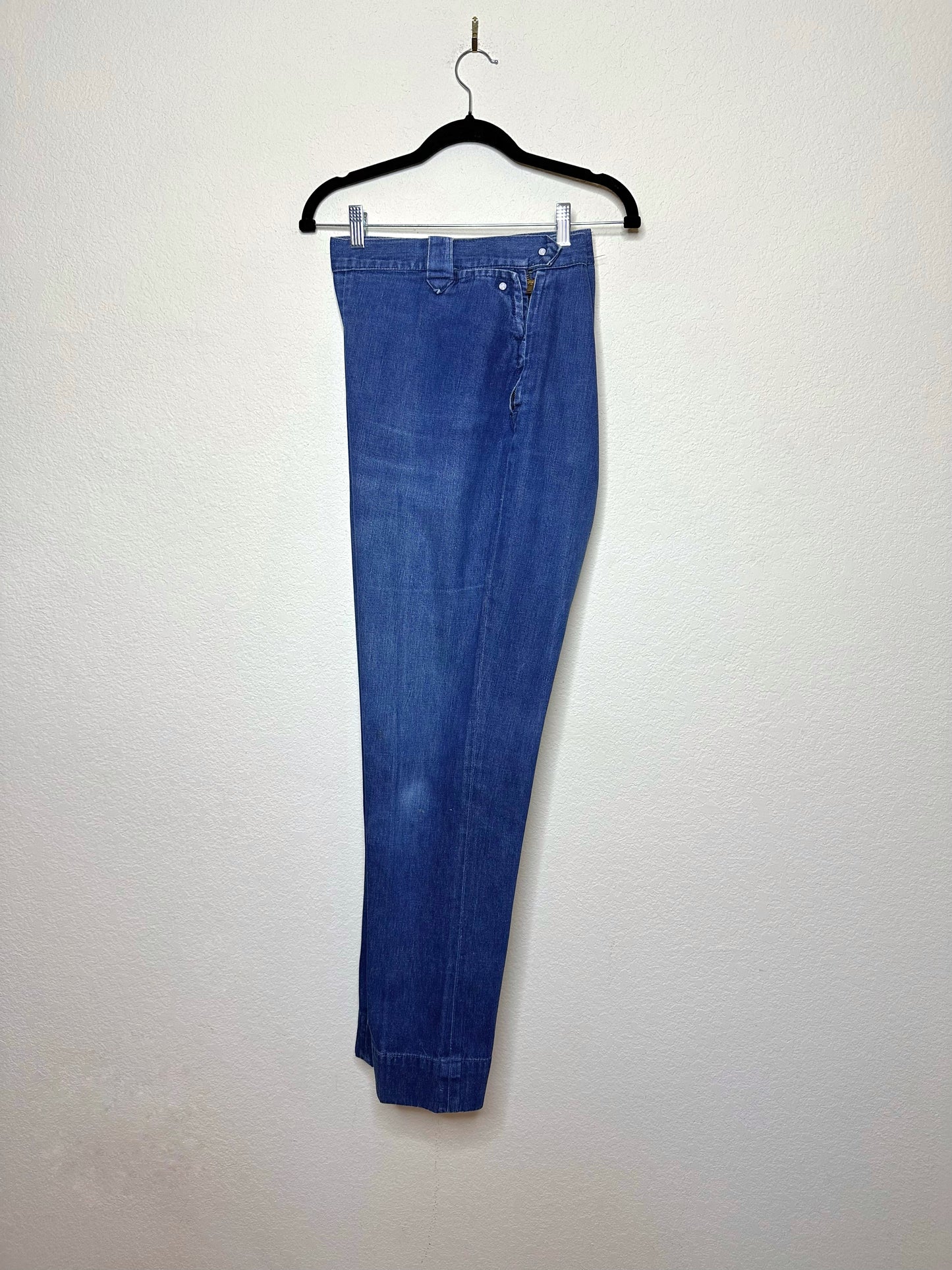 50’s LEVI’S Big E Side Zip Shorthorn Denim Pants (Women’s 34)