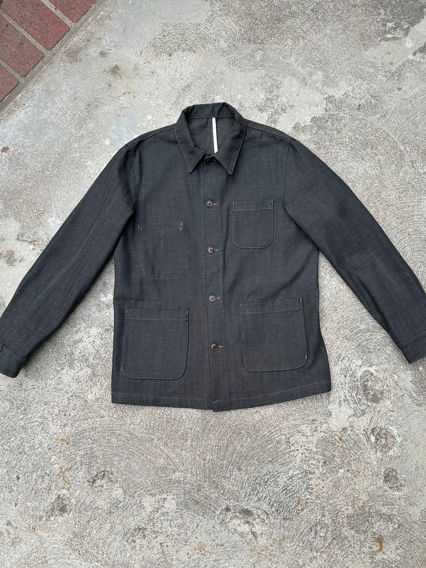 Epaulet Doyle HBT Japanese Denim Workwear Chore Jacket (Unisex L)