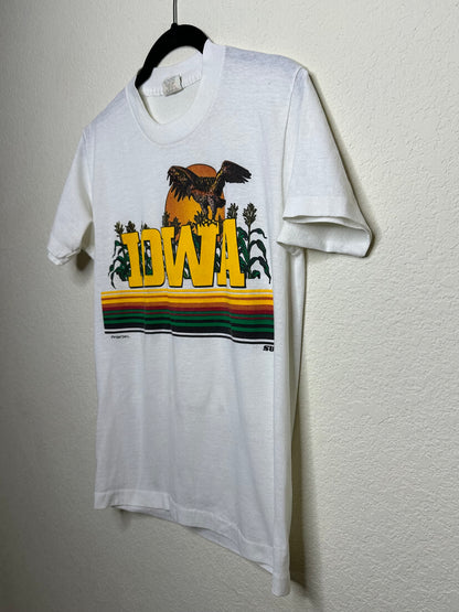 70’s Iowa Single Stitch Paperthin Tiny Tee (Women’s S)