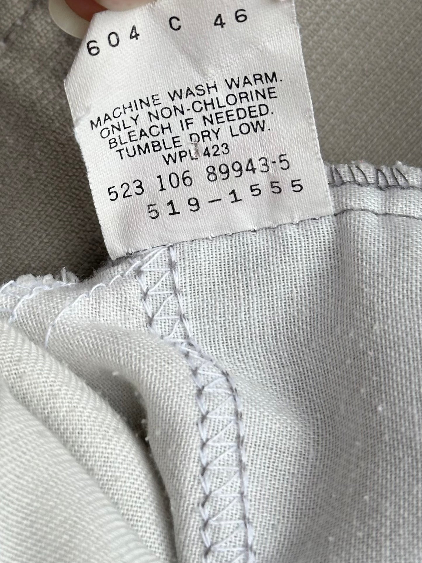 80’s Levi’s 519 “Californian” Corduroy White Tab Pants (Men’s 32/ Women’s 30)
