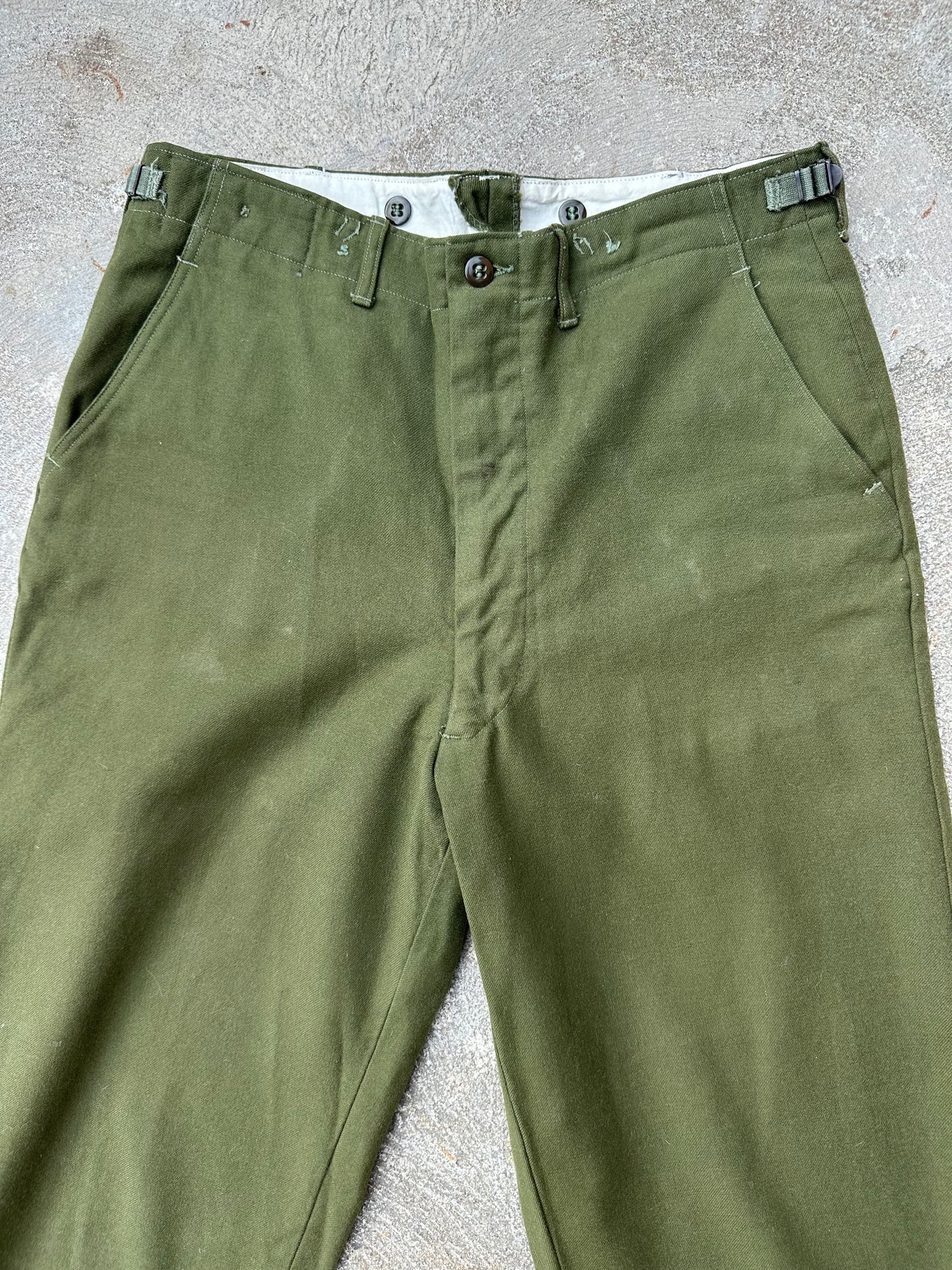 50’s Military M51 Wool Field Trousers (Medium Long)