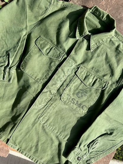 50’s Military P56 Cotton Sateen Utility Shirt OG107 (Unisex M)