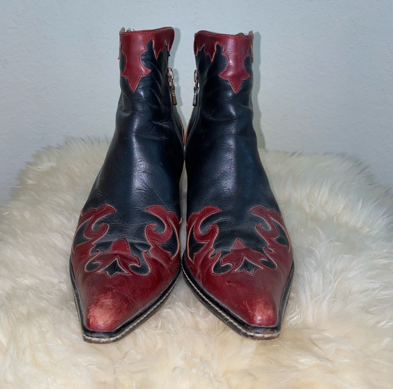 90’s Donald J. Pliner Western Couture Collection Booties (Women’s 8.5)