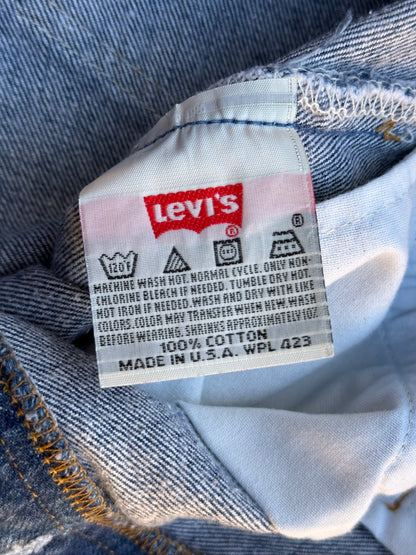 90’s Levi’s 501xx STF Raw Indigo Denim Jeans USA (Men’s 33x28 / Women’s 31)