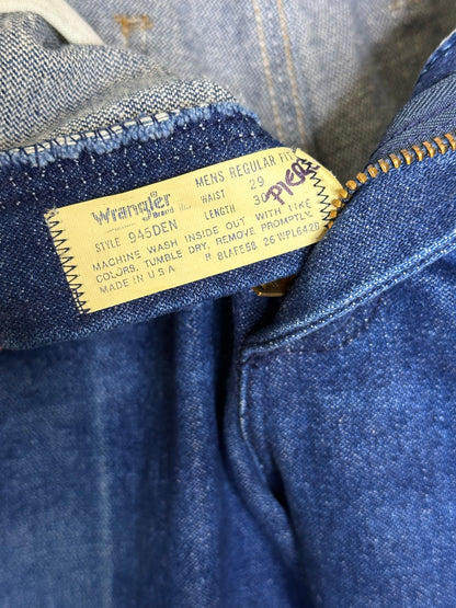 70’s Wrangler Indigo Crop Boot Flare Jeans (2/4)