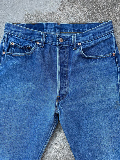 80’s Levi’s 501xx STF Raw Denim Jeans USA (Men’s 31x30 / Women’s 29)