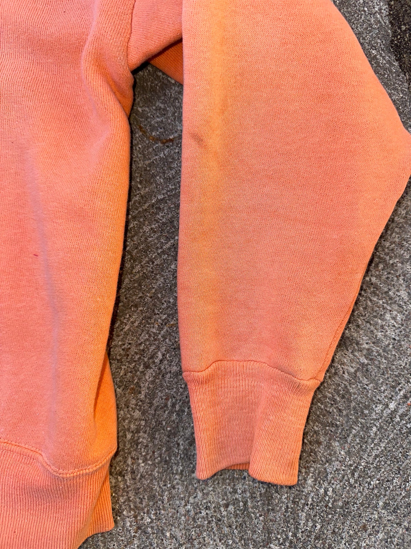 50’s Springfoot Zip-Up 100% Cotton Split Pocket Double Hood Sweatshirt (Unisex M)