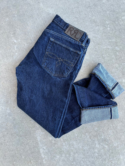 Double RL Japanese Woven Selvedge Denim Straight Leg Jeans