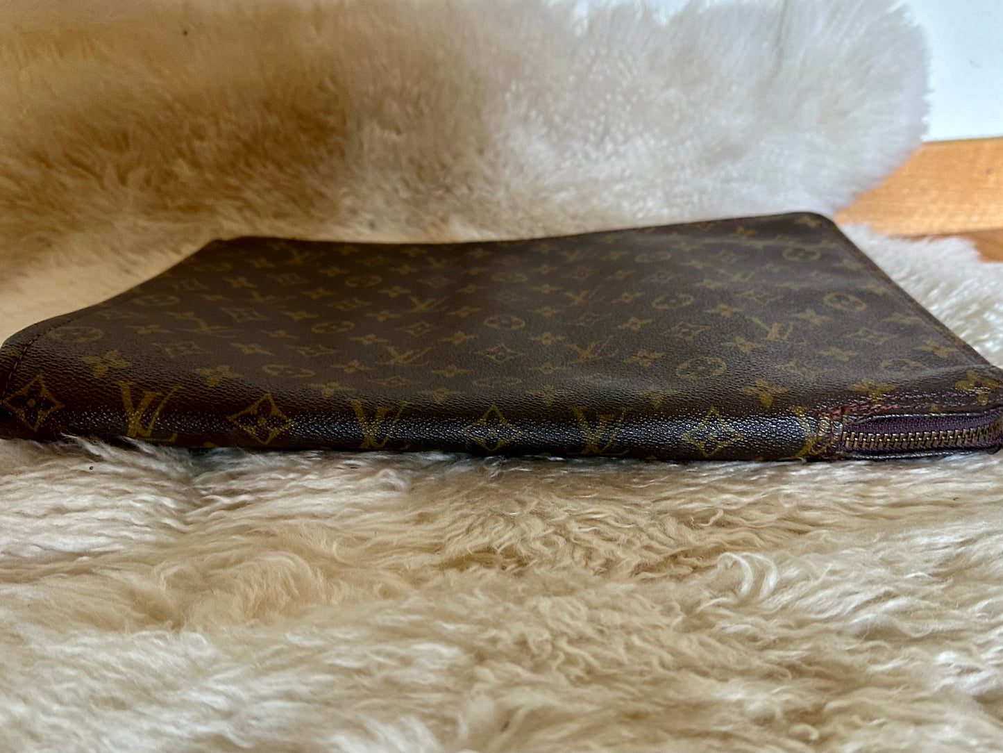 70’s Louis Vuitton Monogram Poche GM Document Case