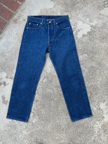 90’s Levi’s 501xx STF Indigo Raw Denim Jeans USA (Men’s 30x29 / Women’s 28)