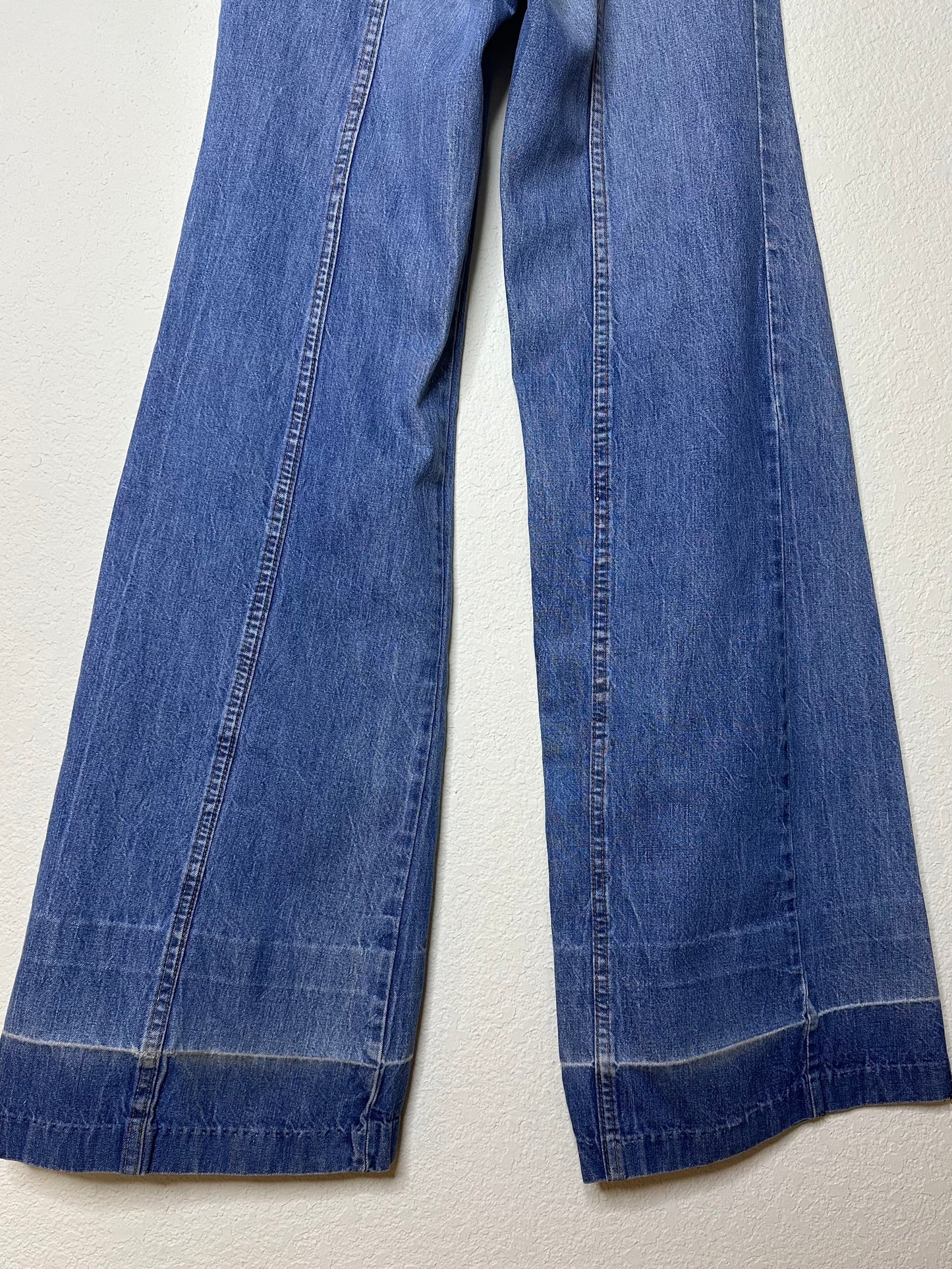 70’s Saddleback Bell Bottom Jeans (25/26 x 33 / 0/2/4)