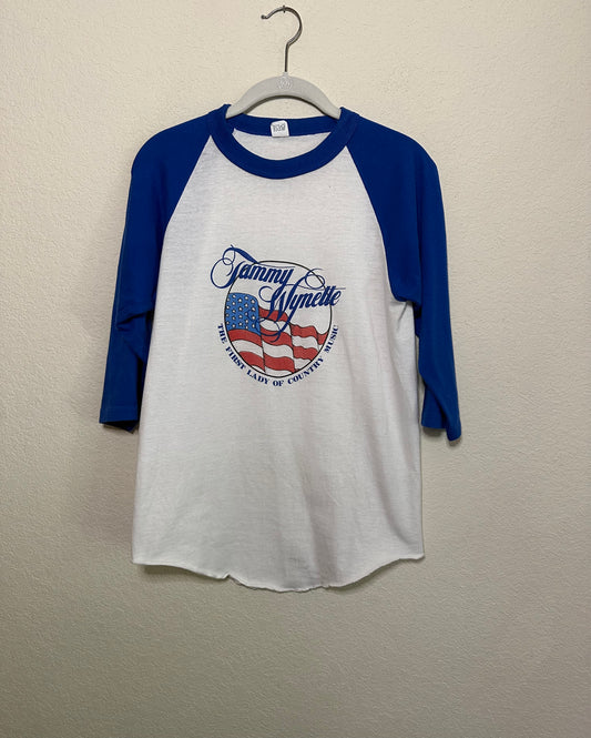 80’s Tammy Wynette Raglan Shirt