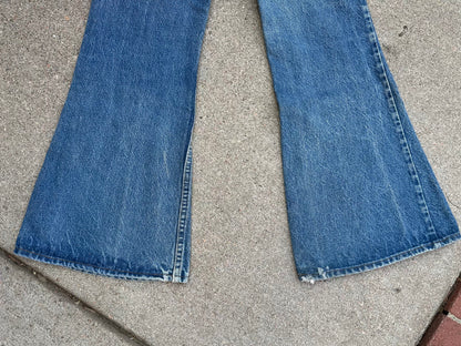 70’s Levi’s 684 Orange Tab Elephant Bell Bottom Denim Jeans USA (Women’s 26)