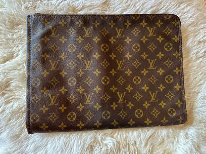 70’s Louis Vuitton Monogram Poche GM Document Case