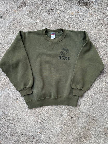 90’s USMC Military Single V Crewneck Sweatshirt (Unisex S)