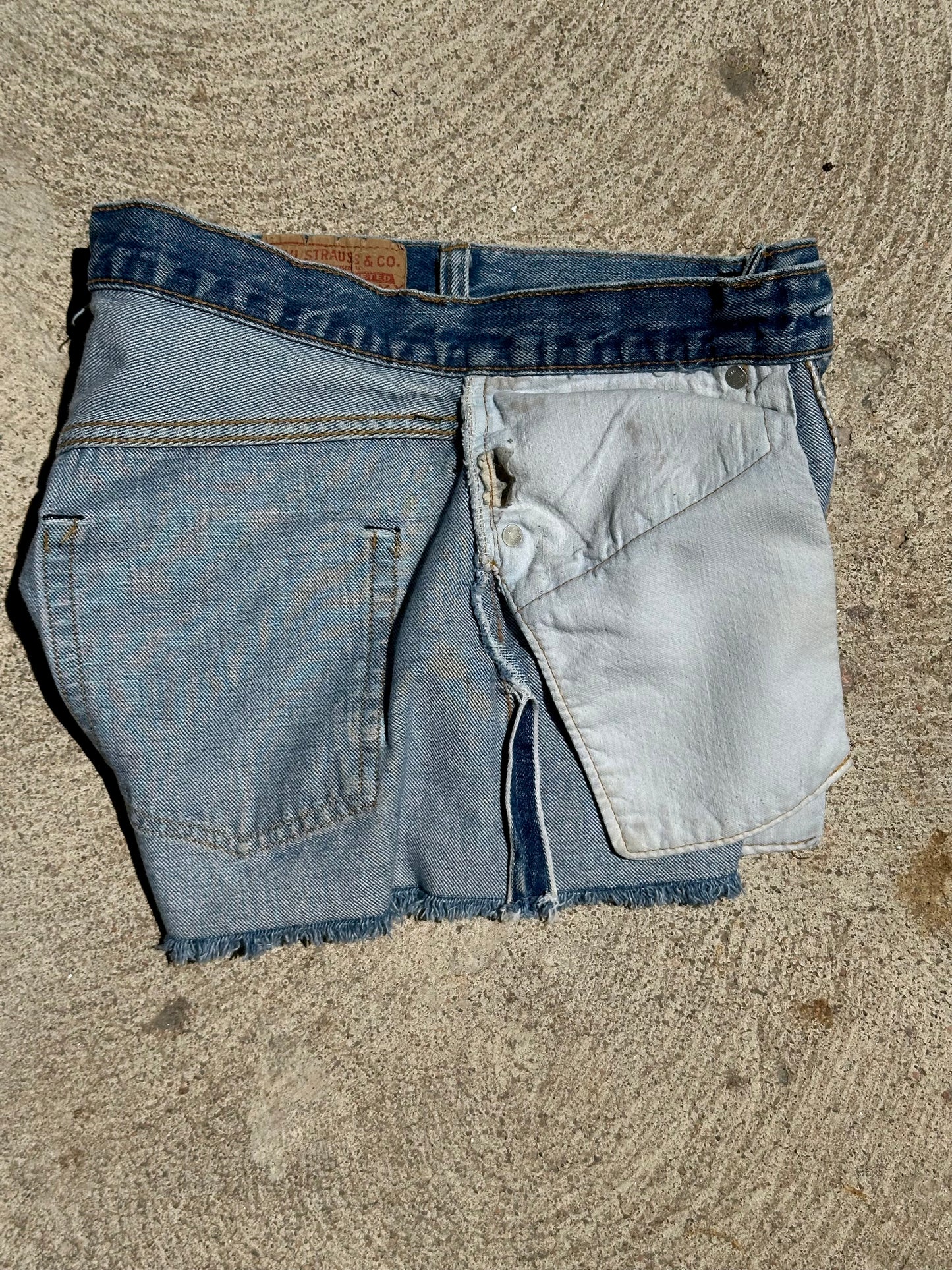 70’s Levi’s Redline Selvedge 501 STF Denim Cutoff Shorts (27” / Modern 25)