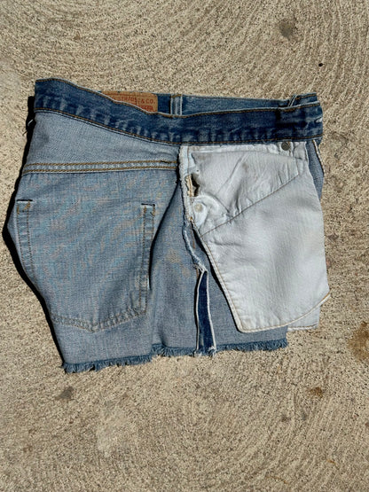 70’s Levi’s Redline Selvedge 501 STF Denim Cutoff Shorts (27” / Modern 25)