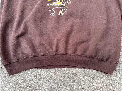 80’s Wyoming Cowboys Pistol Pete Raglan Sweatshirt (Unisex XL)