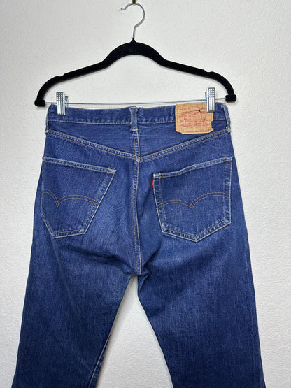 60’s Vintage LEVI’S 501 “BIG E” Selvedge Jeans Button #6 USA - Rare A+ Condition (Men’s 30 / Women’s 28)