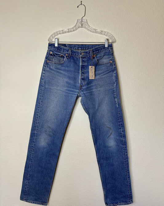 90’s Levi’s 501xx USA Work Stained Jeans (32x34 / Modern 10)