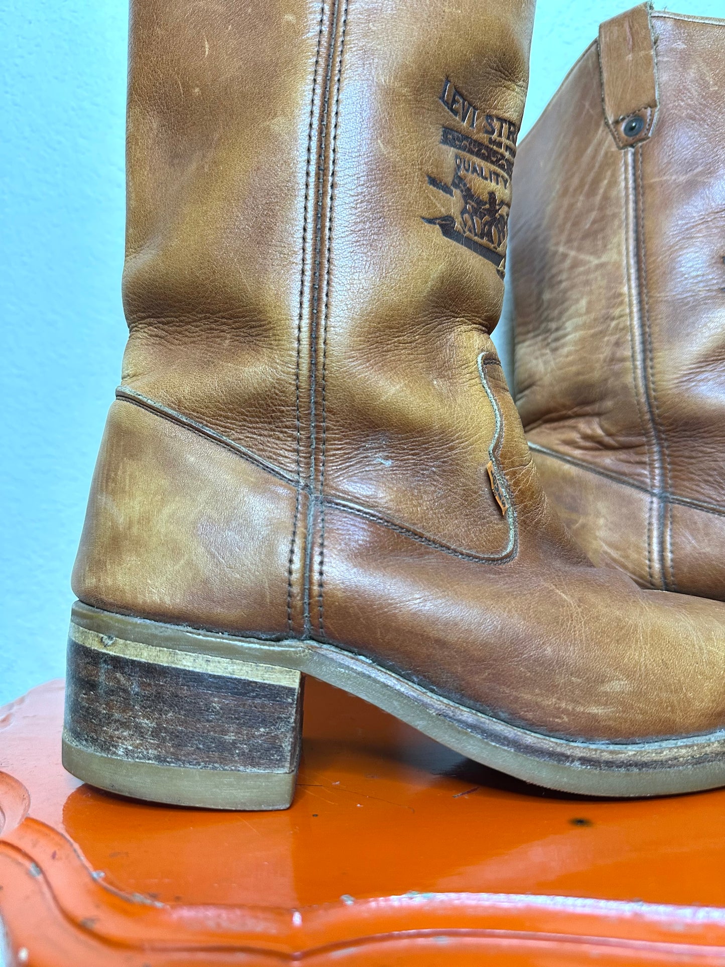 60’s Levi’s Orange Tab Engineer Work Boots (9/10.5)