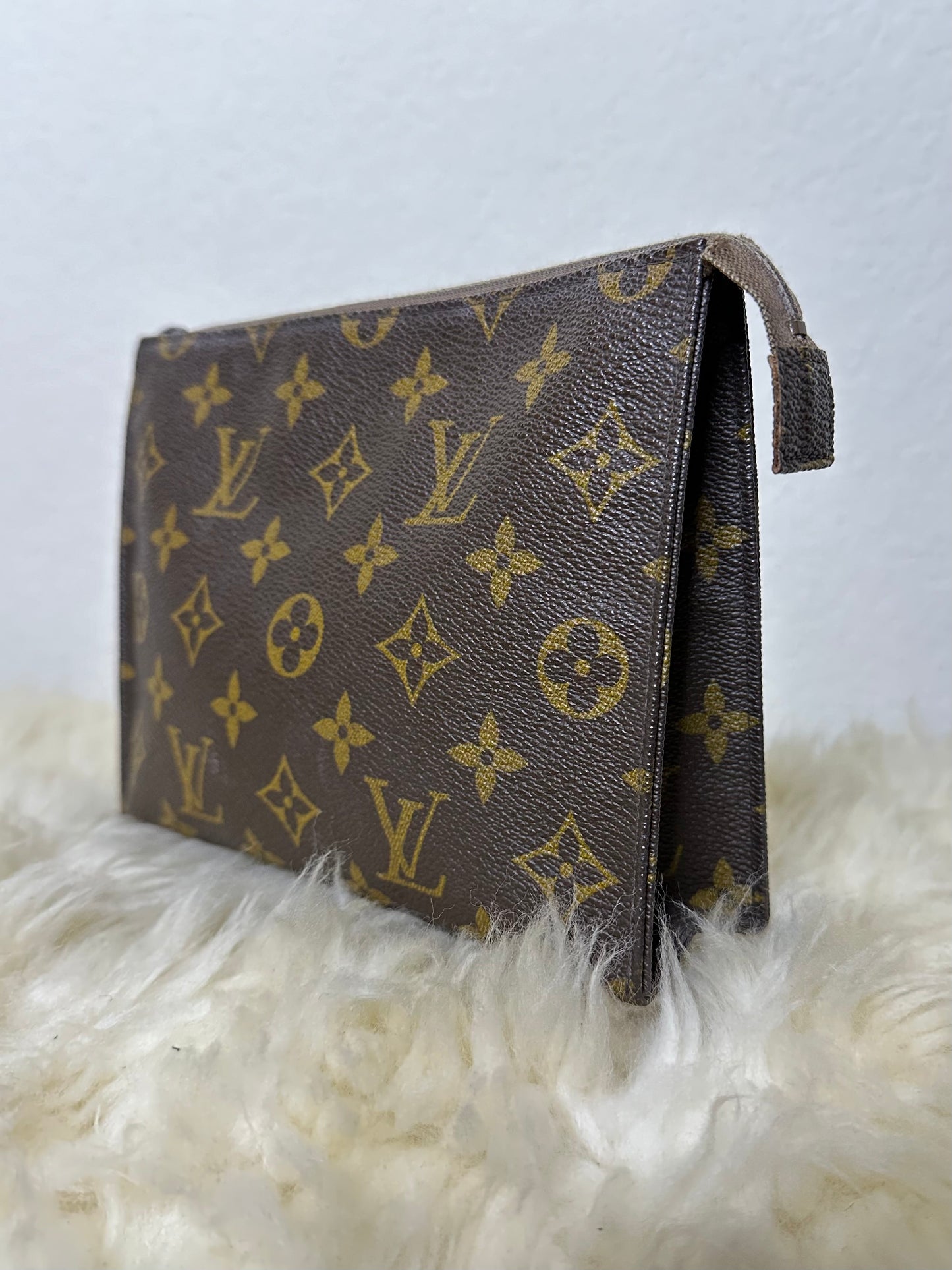 70’s Louis Vuitton Monogram Toiletry Pochette 19 / Sm Clutch Bag