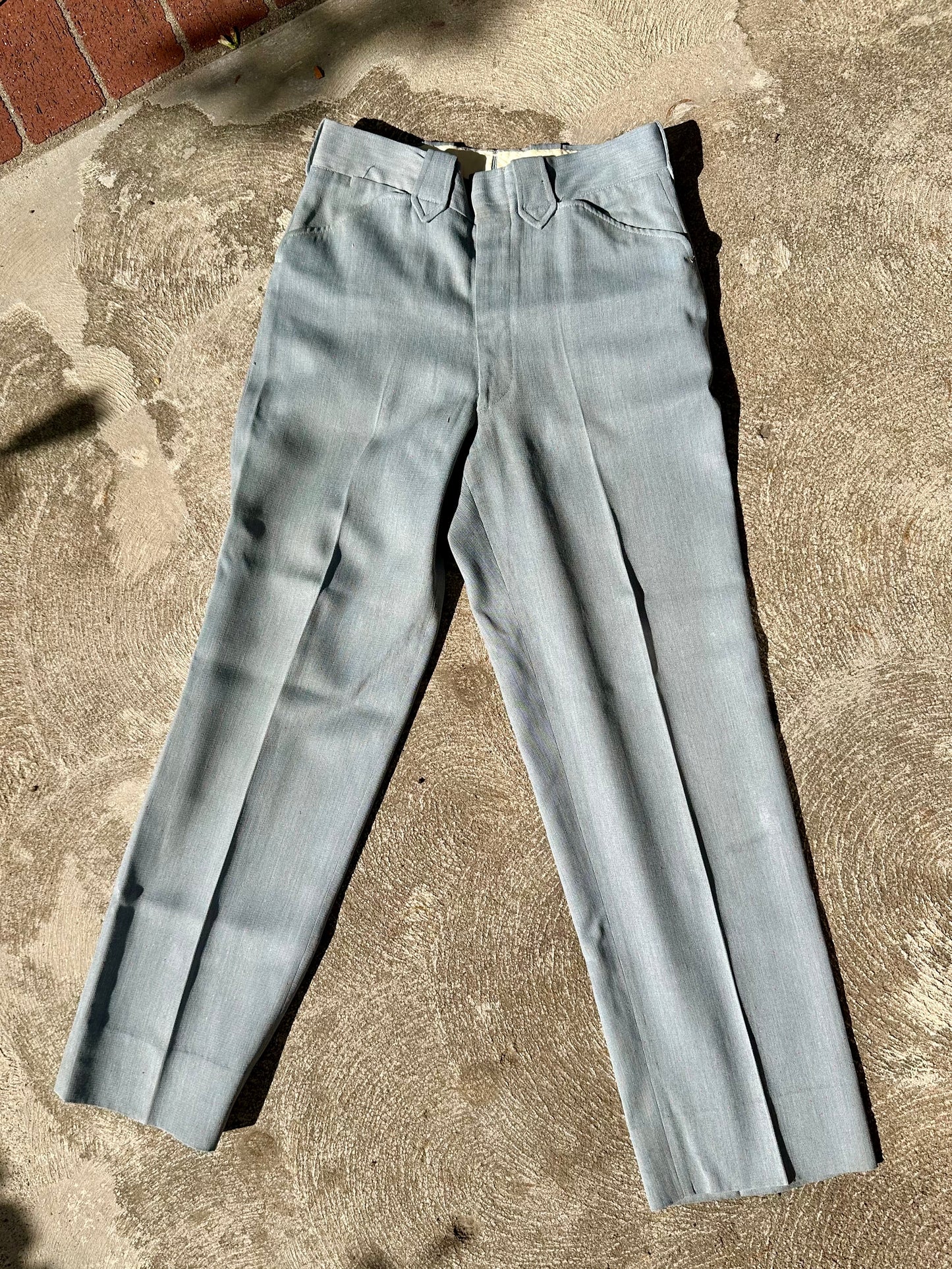 50’s Rockabilly Wool Gabardine Western Pants (Unisex 29)