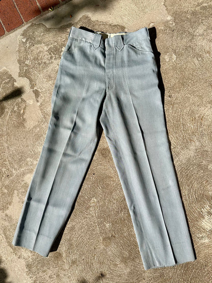 50’s Rockabilly Wool Gabardine Western Pants (Unisex 29)