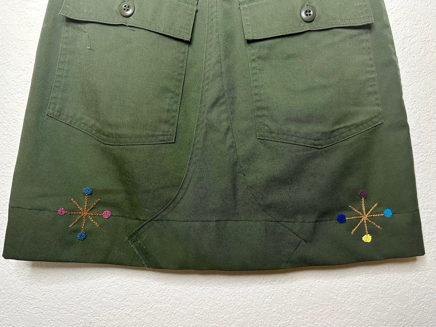 MCA Vintage Revival: Reworked 70’s OG-507 Military Skirt (from Field Pants)