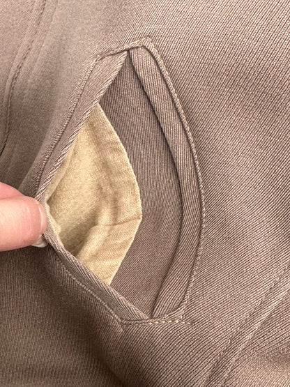 RARE 40’s Wool Gabardine Western Raglan Zip-Up Jacket (Unisex S)