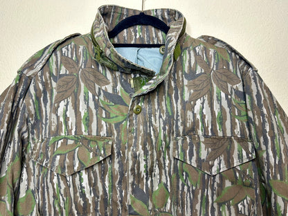 80’s Military M65 Real Tree Camo Field Jacket (L)