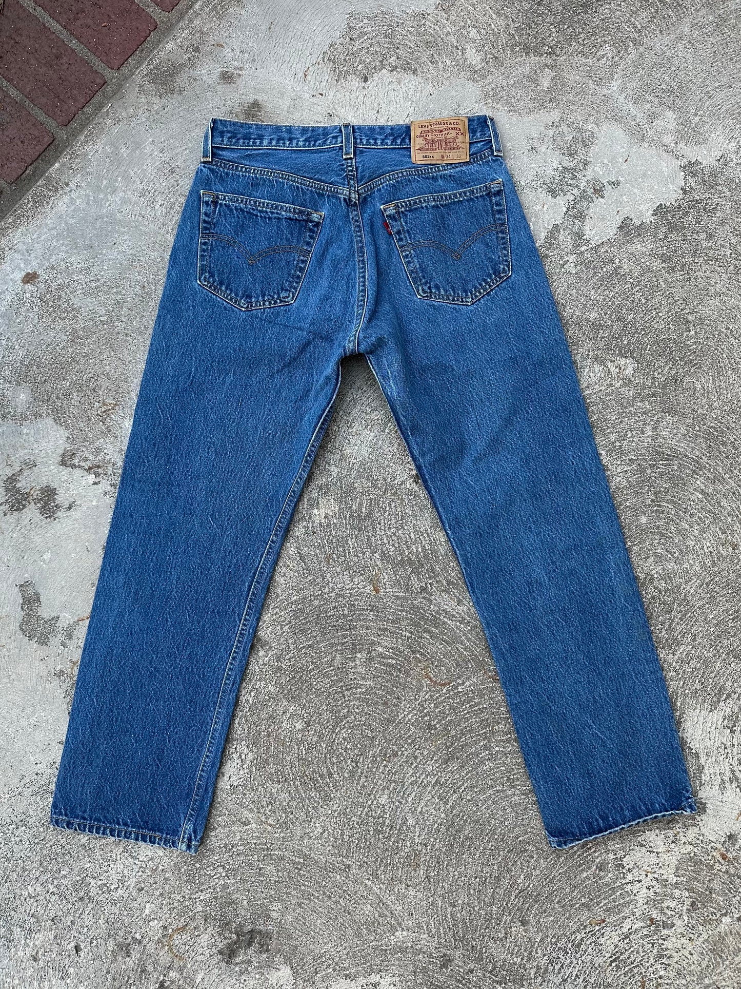 90’s Levi’s 501xx STF Denim Jeans USA (Men’s 31x29 / Women’s 29)