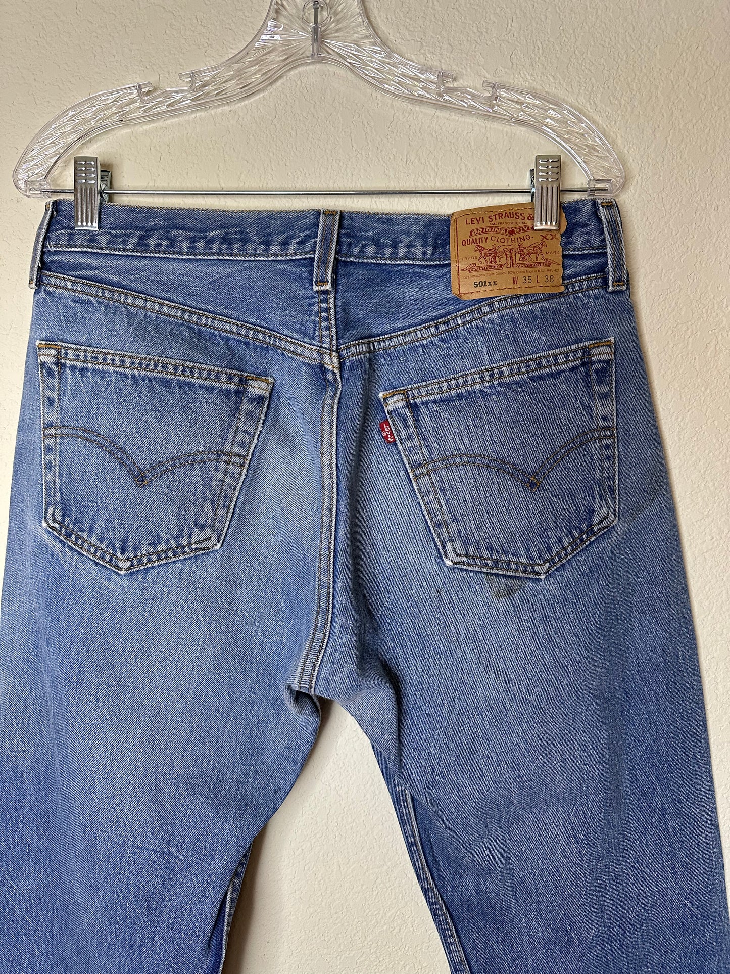 90’s Levi’s 501xx USA Work Stained Jeans (32x34 / Modern 10)