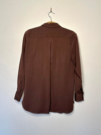 40’s Wool Gabardine Western Shirt (Unisex S)