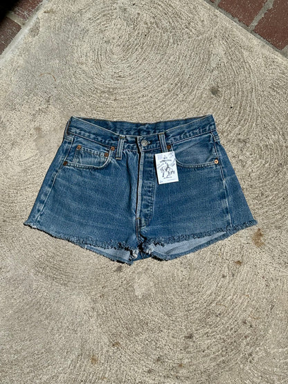 70’s Levi’s Redline Selvedge 501 STF Denim Cutoff Shorts (27” / Modern 25)