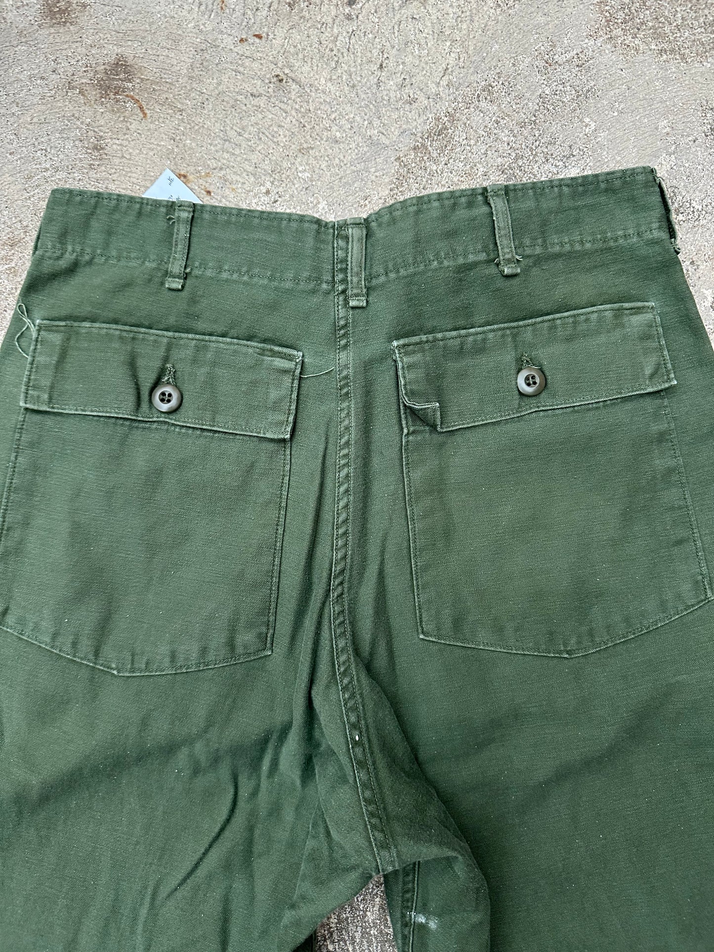 70’s US Military OG-107 Cotton Sateen Field Pants (Men’s 31x31)