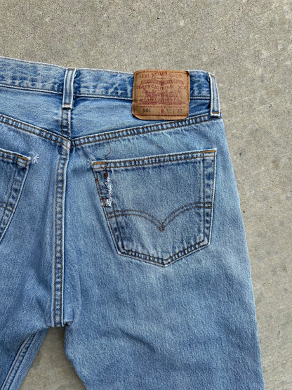 90’s Levi’s 501 Denim Jeans USA (Men’s 31x29 / Women’s 29)