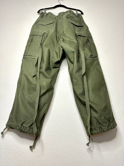 50’s US Military M-1951 Cotton OG Cargo Field Trousers (Men’s M)