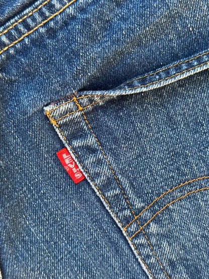60’s LEVI’S BIG E Redline Selvedge Denim Cutoff Shorts (31” / Modern 29)