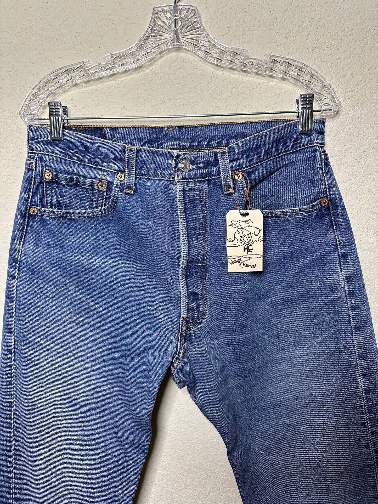 80’s Levi’s 501 USA Jeans (Men’s 31x34/ Women’s 8)