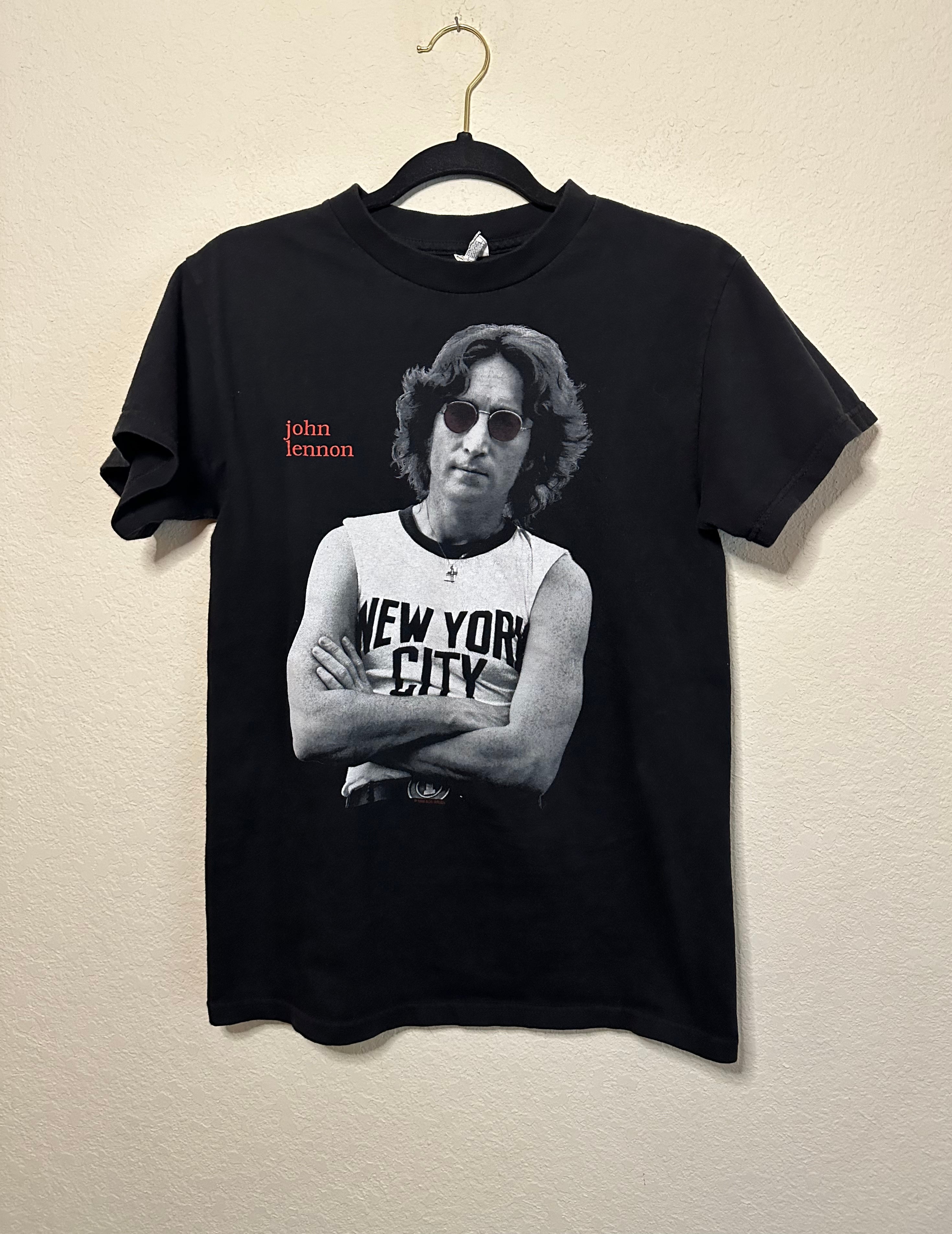 90’s John Lennon Tシャツ 90's John Lennon Beatles NYC Imagine Tee (Unisex S) – MCA VINTAGE