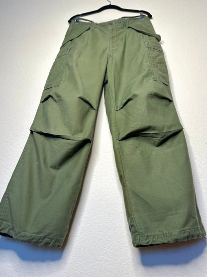 60’s Military M65 Cotton OG Cargo Field Pants (Unisex S)