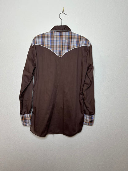 70’s H Bar C California Ranchwear Western Pearl Snap Shirt (Unisex S)