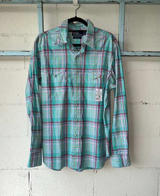 Vintage Polo Ralph Lauren Western Pearl Snap Shirt (Men’s L)