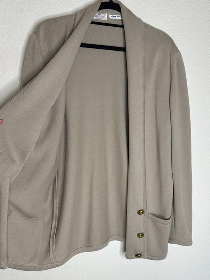 80’s Valentino Boutique Wool Open Cardigan (Unisex L)