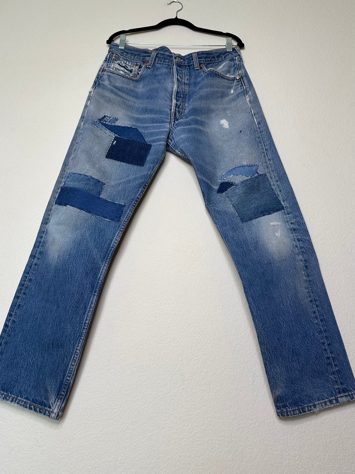 MCA Vintage Revival: 90’s Levi’s 501 Patchwork Jeans USA (32/33 Modern 10)