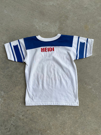 70’s Dodger Sportswear Twirling Corps Single Stitch Baby Tee (Women’s S)