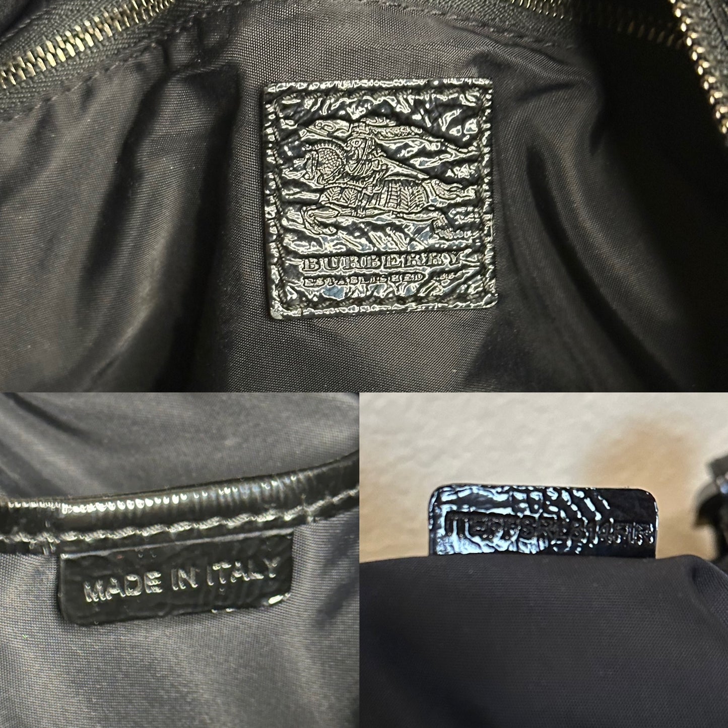 Y2K Burberry Beat Check Medium Tote Bag